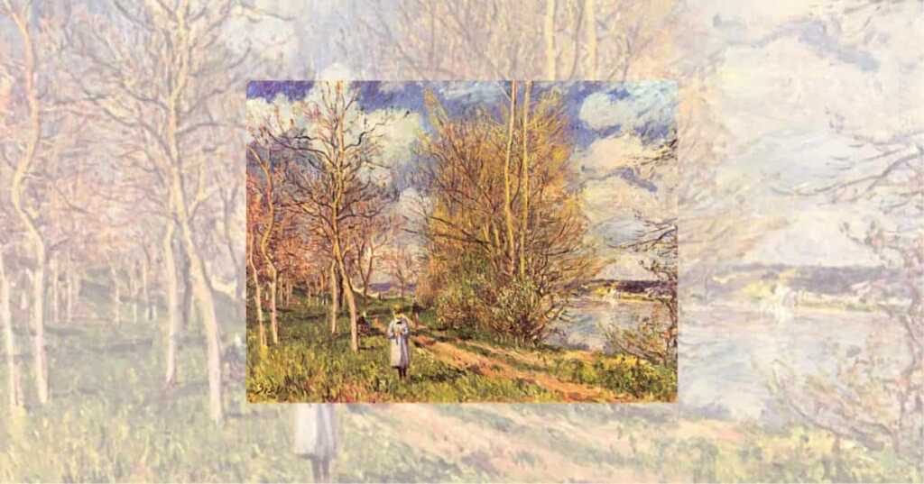 "Piccoli prati di primavera", il quadro di Alfred Sisley in ricordo del colorato tepore