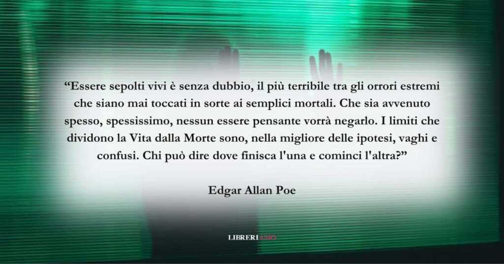Una frase di Edgar Allan Poe sulla paura e l'angoscia