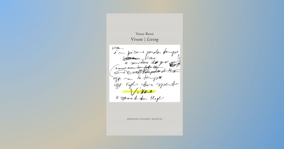 "Vivere | Living", il libro di Vasco Rossi che racconta come nascono le sue canzoni