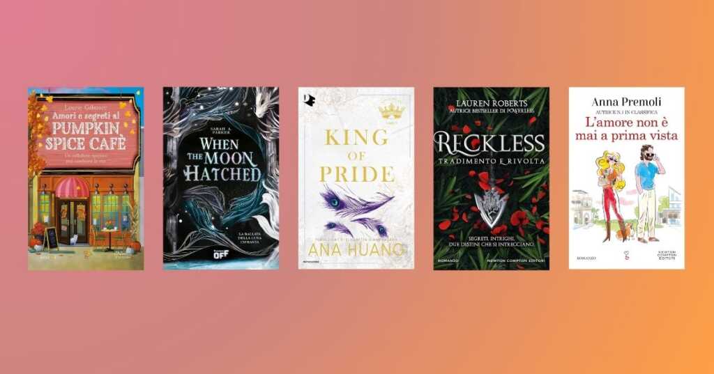 Novembre, 5 libri romance in arrivo da non perdere