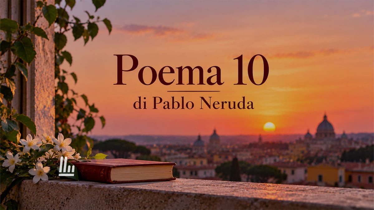 Poema 10 (1924) di Pablo Neruda: la poesia sulla tristezza di un amore che non c'è 1 Poema 10 (1924) di Pablo Neruda: la poesia sulla tristezza di un amore che non c'è