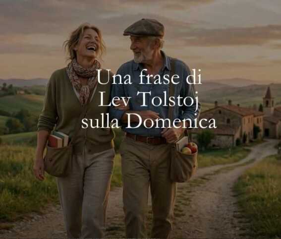 Una frase di Lev Tolstoj sulla spensieratezza della Domenica