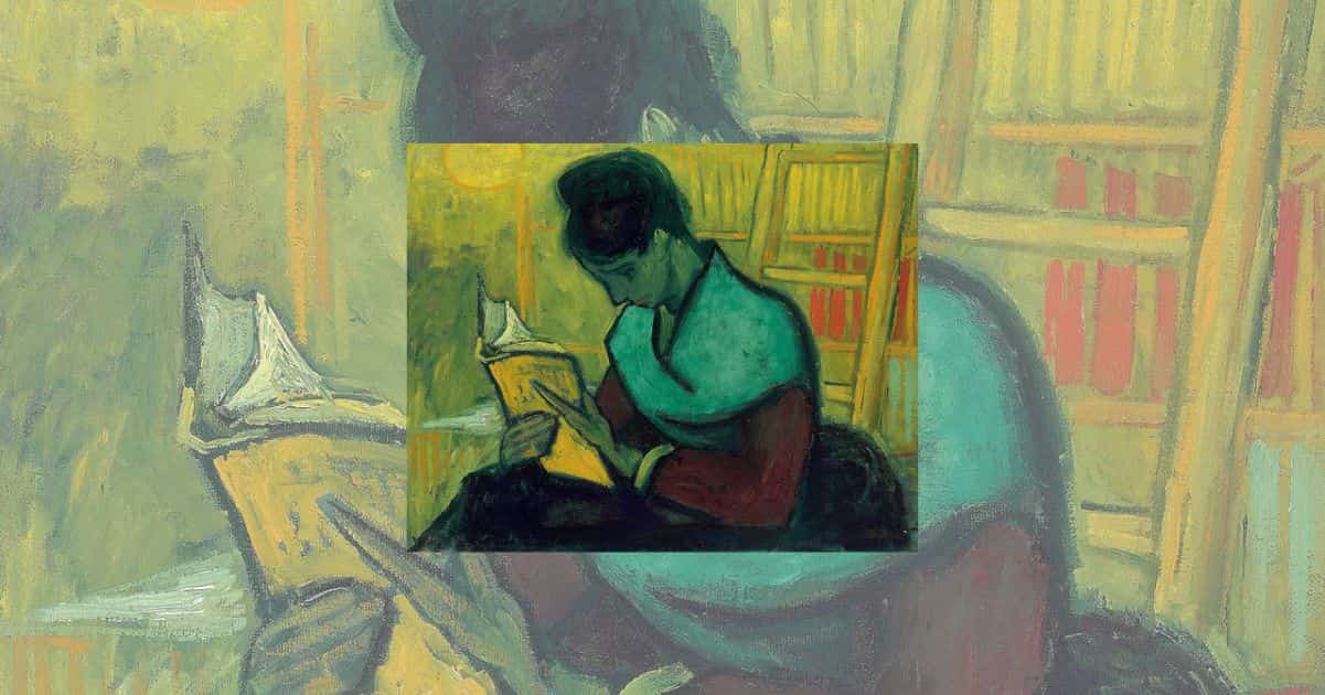 "Una lettrice di romanzi", un dolce quadro di Vincent van Gogh