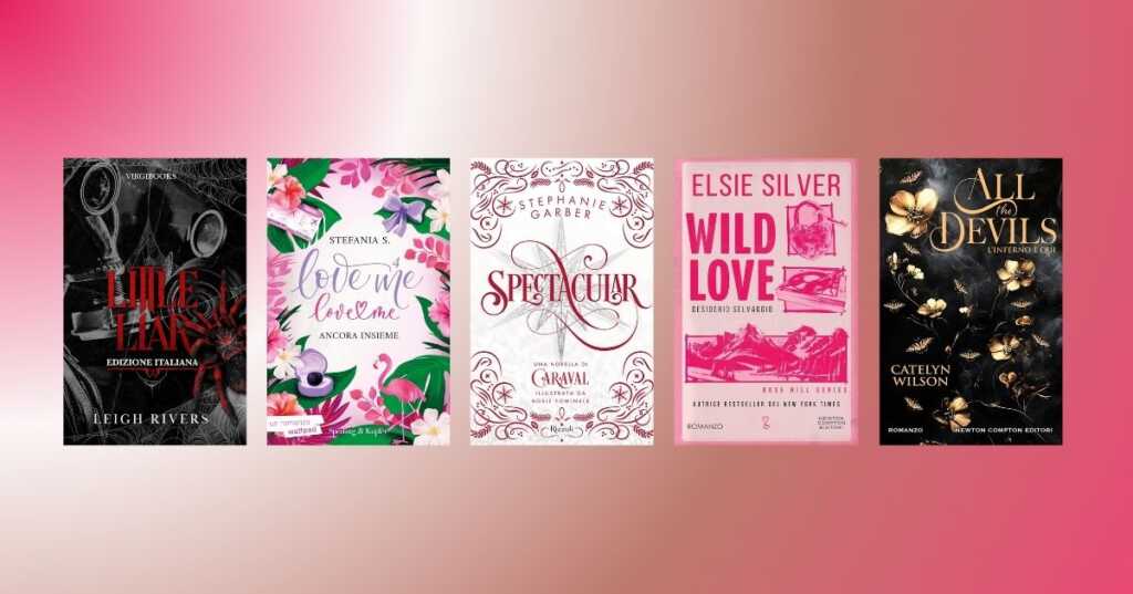 Romance, 5 libri da non perdere in uscita a fine mese
