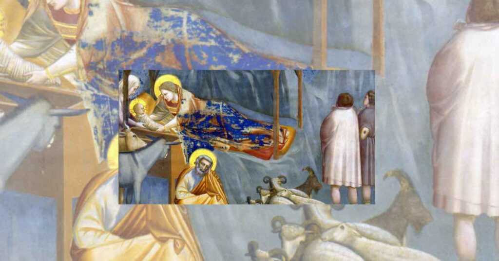 La natività di Gesù, il celebre affresco di Giotto: un capolavoro del Trecento che unisce arte, simbolismo e spiritualità nella Cappella degli Scrovegni.