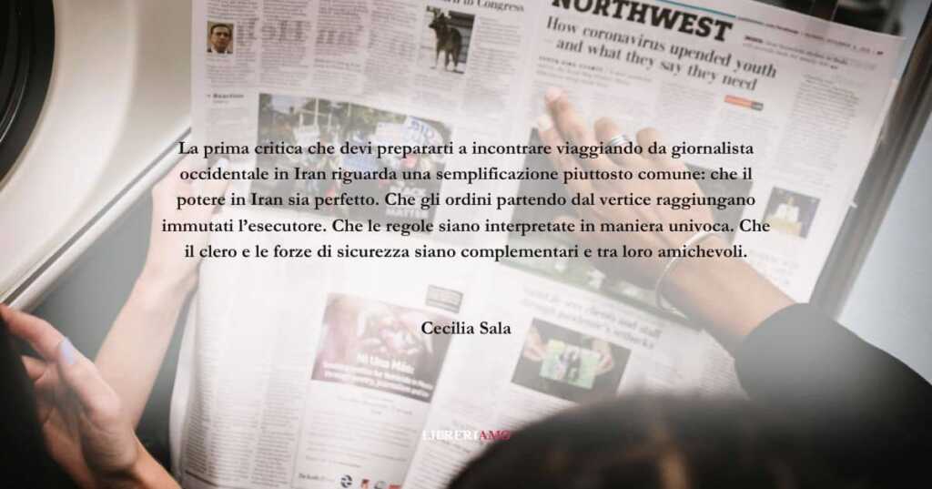 Una frase di Cecilia Sala che ci ricorda il valore del coraggio