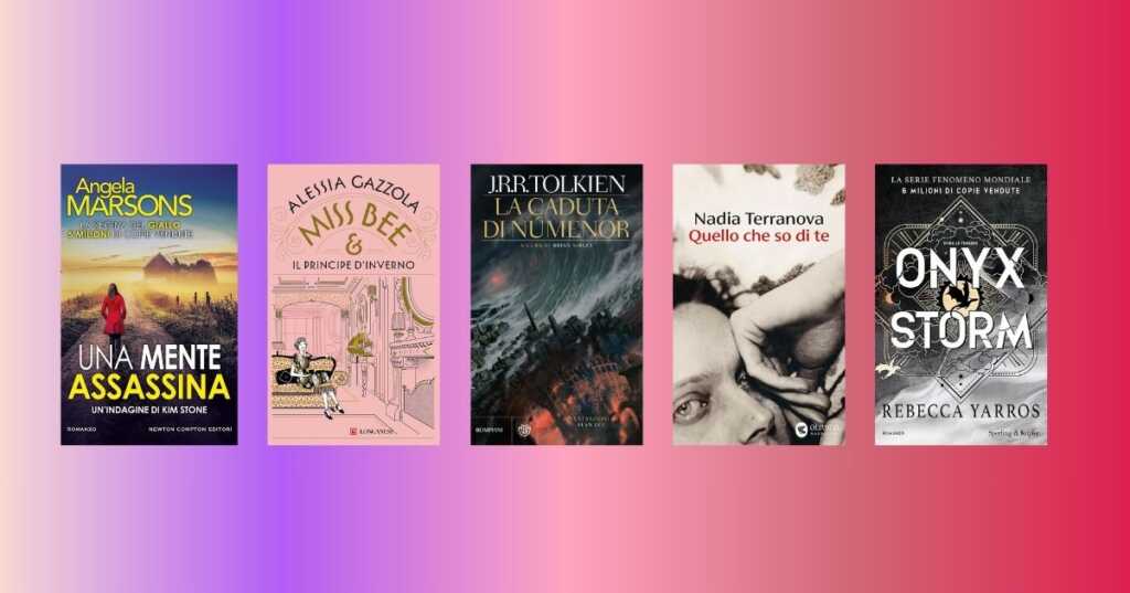 Gennaio, i cinque libri più attesi in arrivo il primo mese del 2025
