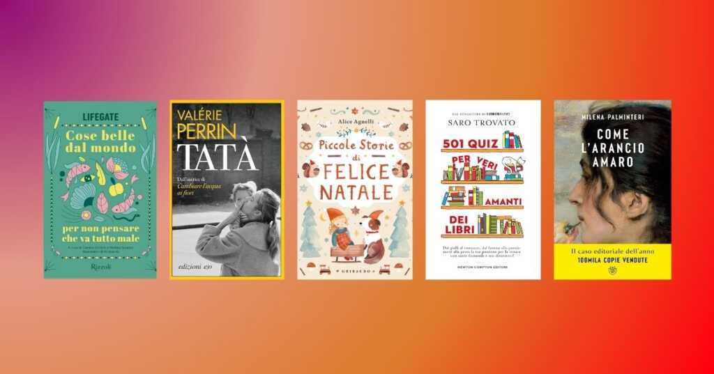 Libri a Natale, 5 titoli appena usciti da regalare agli amanti della lettura