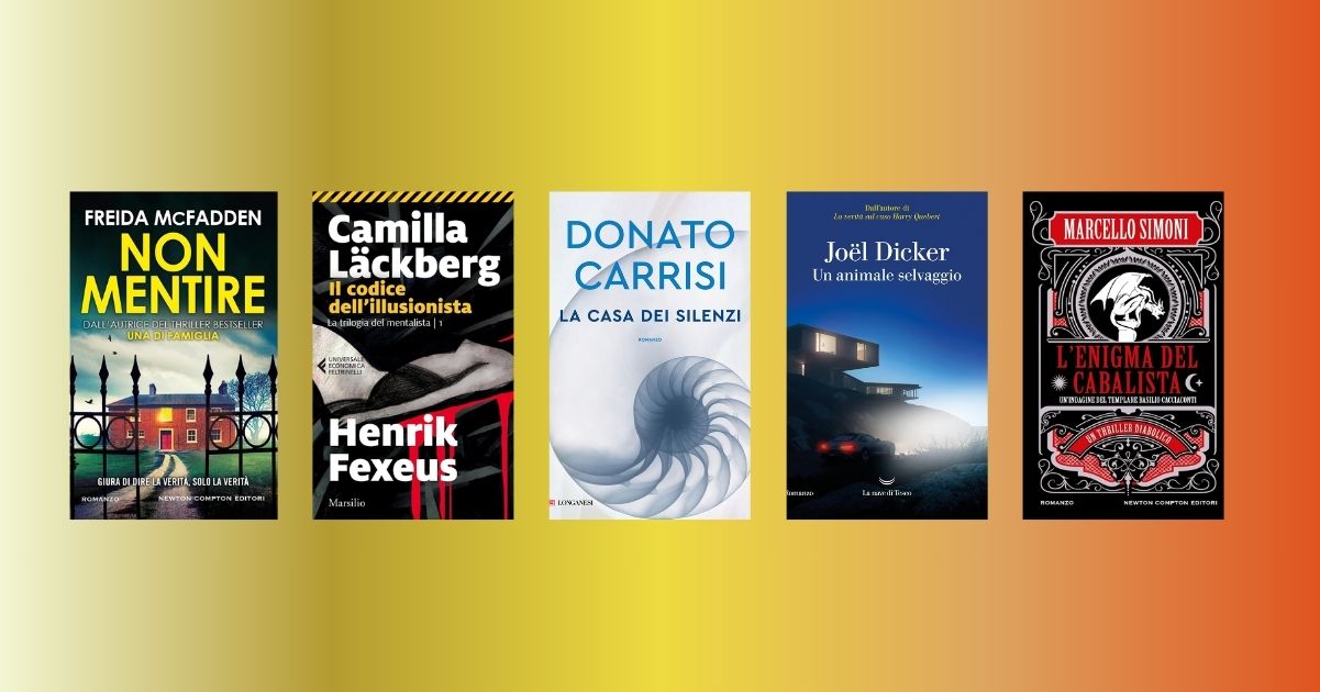 I 5 thriller bestseller del 2024 in Italia