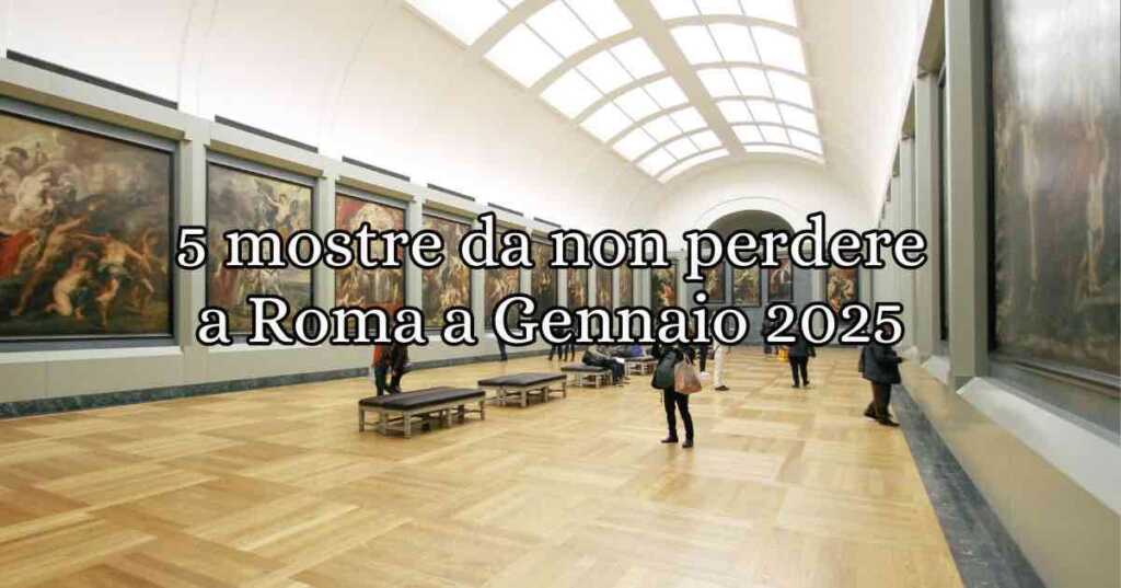 Mostre che stanno per finire e mostre che iniziano, inaugurando il 2025 come un grandissimo anno dedicato all'arte da quella classica alla contemporanea. Roma si conferma ancora una capitale d'arte.