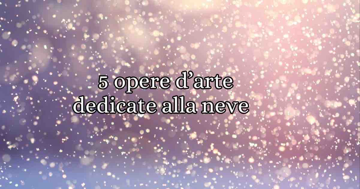 La neve ci ha sempre affascinato e ammaliato con il suo candore, tanto da portare numerosi artisti a rappresentarla nel corso dei secoli.