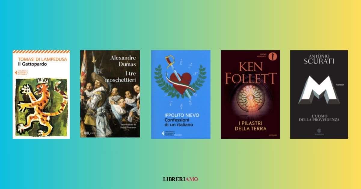 Cinque grandi romanzi storici da riscoprire: dalla storia italiana al fascino del passato europeo