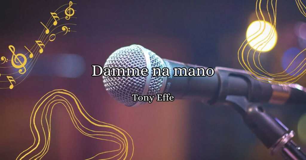 Damme na mano il significato della canzone di Tony Effe a Sanremo 2025