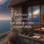 Una frase di Confucio ci insegna come trasformare i limiti in opportunità