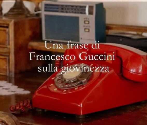 Una frase di Francesco Guccini sulla nostalgia della giovinezza