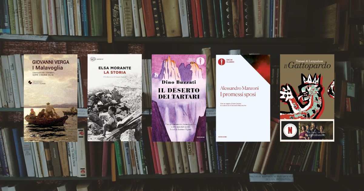 5 romanzi classici della letteratura italiana da leggere almeno una volta nella vita