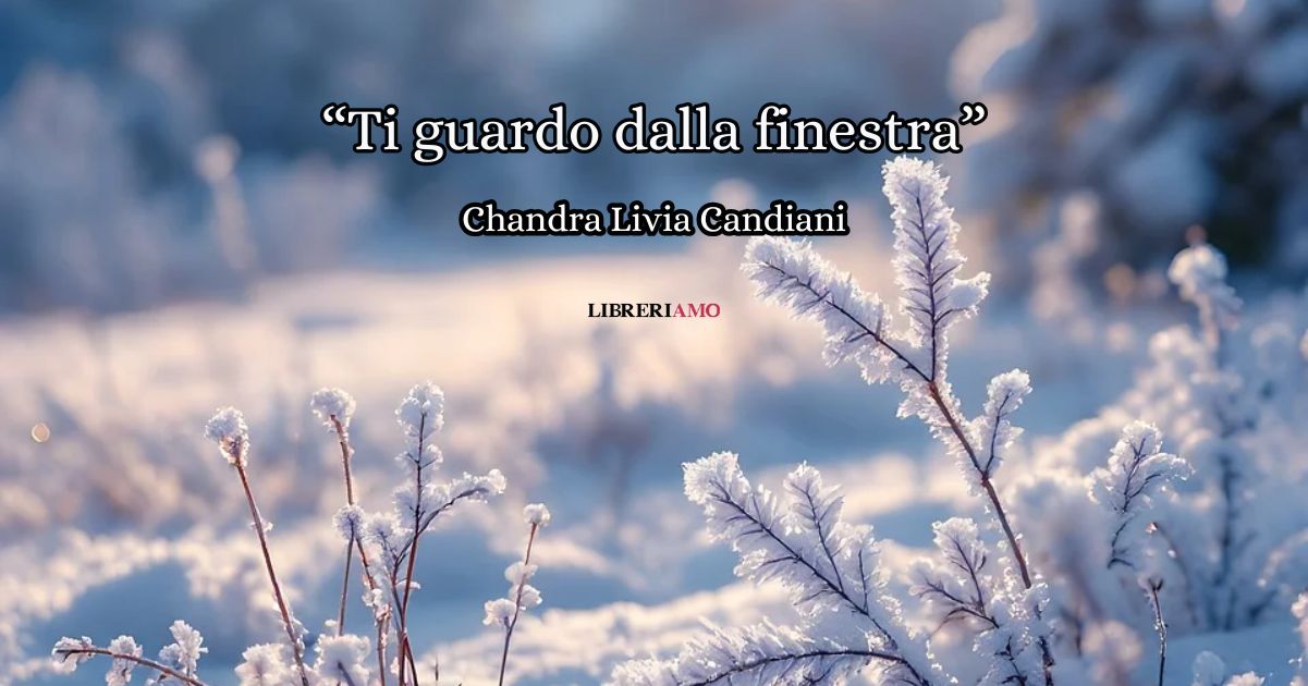 “Ti guardo dalla finestra” (2014) di Chandra Candiani, la poesia dedicata all’armoniosa bellezza della neve