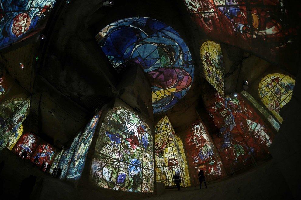 Chagall virtuale. L'installazione show in Provenza