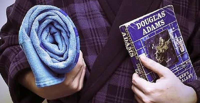 Towel Day, Guida Galattica per autostoppisti
