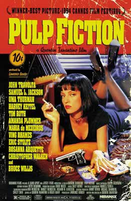 1art1, 36889, Poster, motivo: Pulp Fiction - Quentin Tarantino, 91 x 61 cm