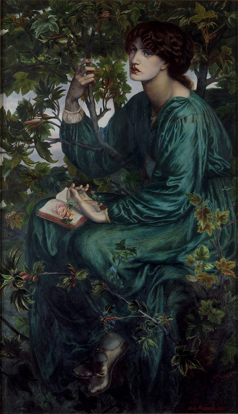 Jane Burden, la sensuale musa divisa fra Morris e Rossetti 2 800px Dante Gabriel Rossetti The Day Dream Google Art Project