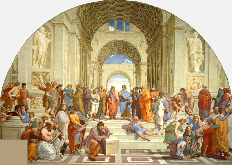 800px La scuola di Atene
