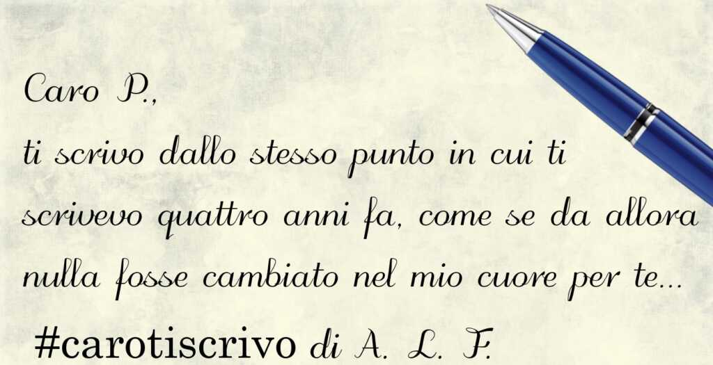 Lettera a una persona che non c'è più di A. L. F.