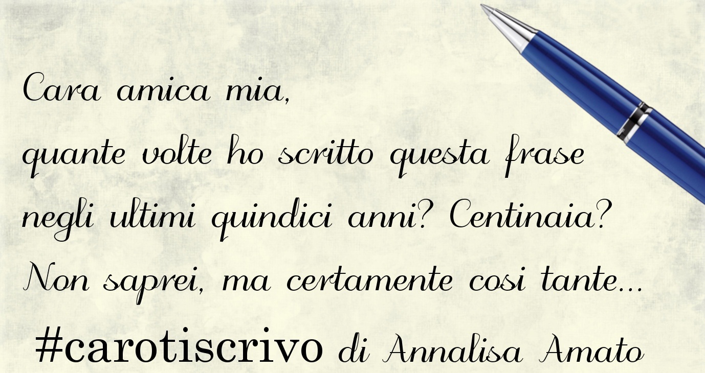 Lettera di Annalisa Amato