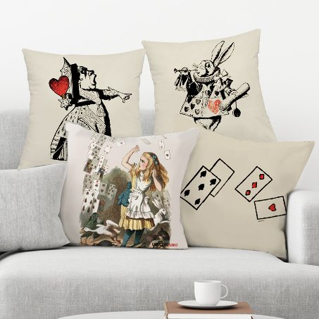 Kit cuscini “Alice in Wonderland”
