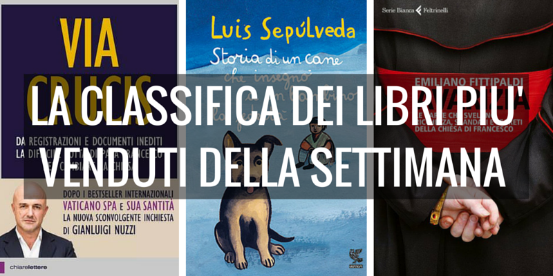 "Via Crucis" di Gianluigi Nuzzi al 1° posto della classifica dei libri più venduti