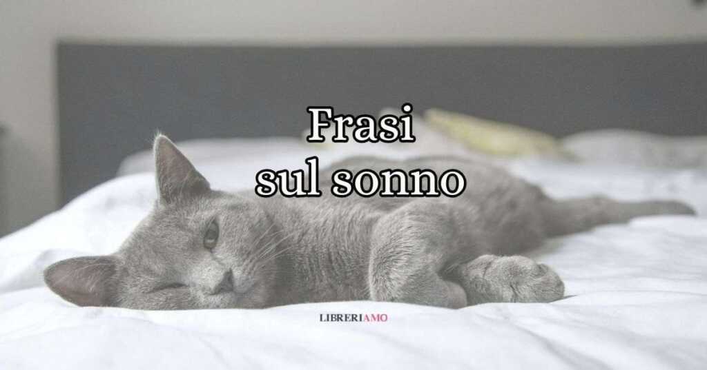 Frasi sul sonno e il dormire da condividere