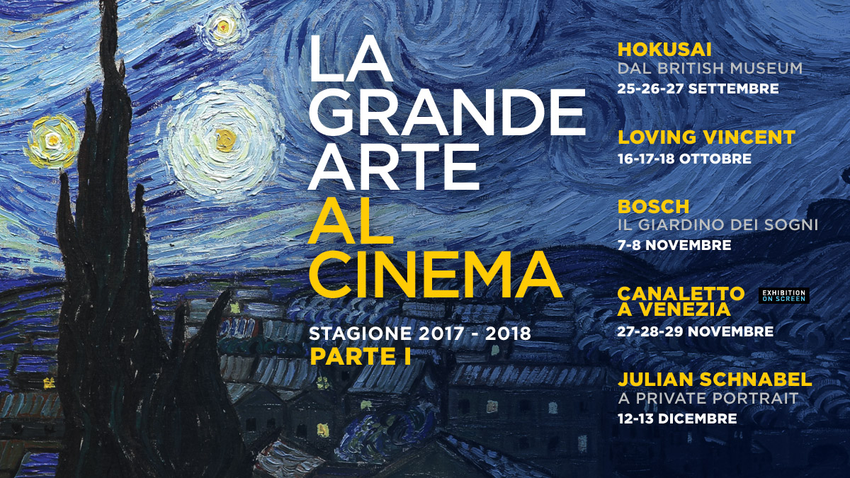 Protagonisti sul grande schermo i musei e gli artisti più acclamati del mondo