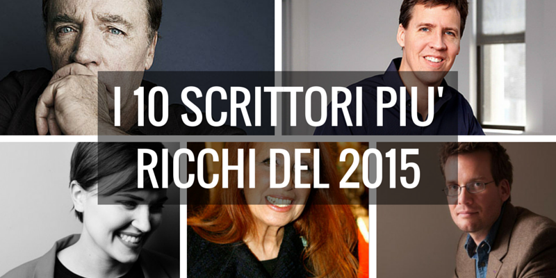 Gli scrittori più ricchi del 2015