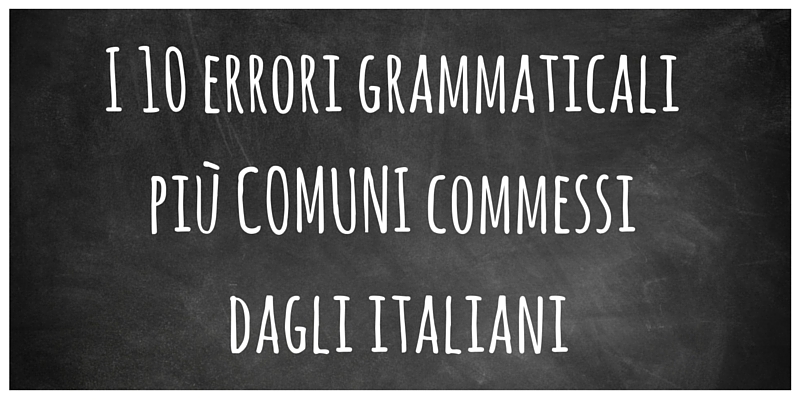 Errori grammaticali, l'uso corretto dell'accento