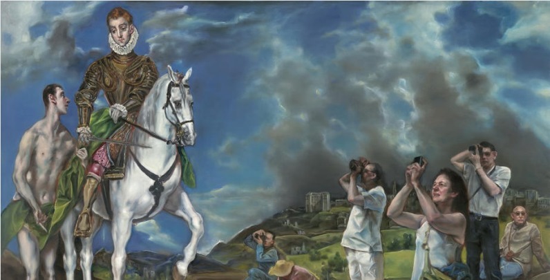 I quadri classici reinterpretati da Pang Maokun in mostra a Firenze