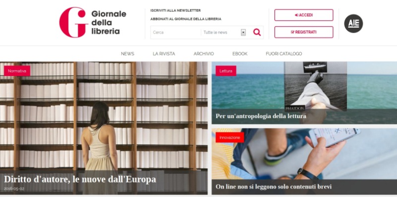 Il Giornale della Libreria si rinnova nella formula e nella grafica
