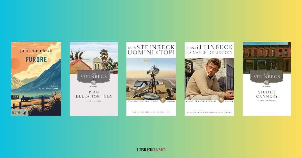 John Steinbeck: 5 libri da leggere almeno una volta nella vita 8 John Steinbeck, uno degli scrittori americani più celebri del XX secolo, ha lasciato un’impronta indelebile nella letteratura mondiale con le sue storie potenti, i personaggi memorabili e i temi universali.