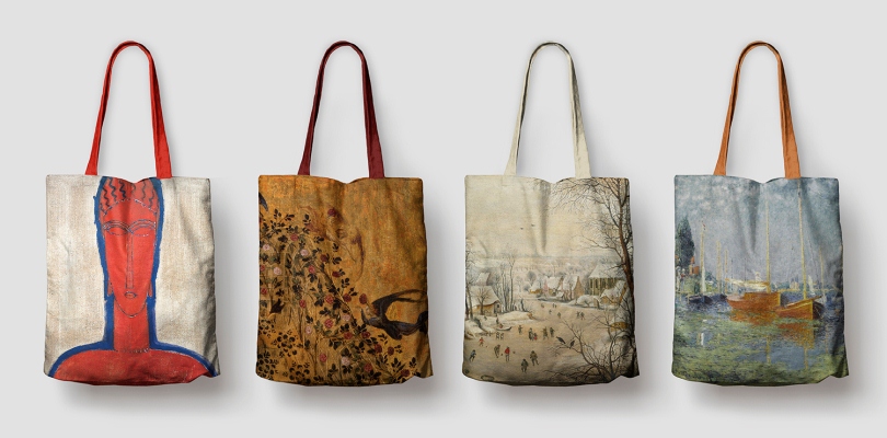 Porta i tuoi dipinti preferiti sempre con te con le nuove shopper di Skira