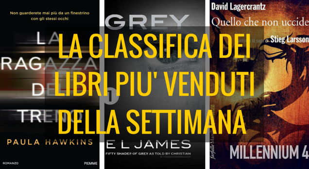 La classifica dei libri più venduti della settimana