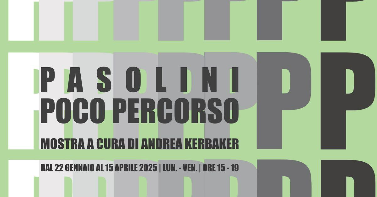 La mostra Pasolini Poco Percorso un viaggio tra scritti dimenticati
