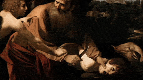 Michelangelo Merisi da Caravaggio Sacrificio di Isacco