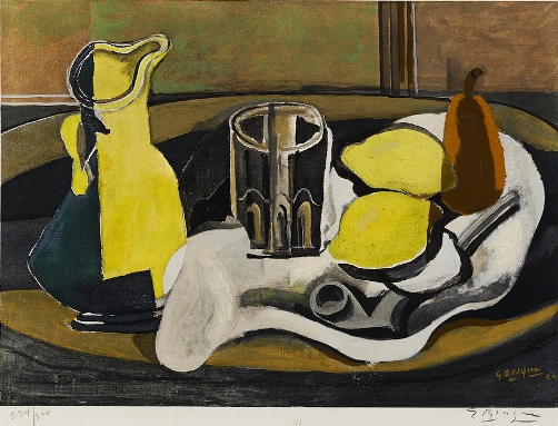 Georges Braque, ultimi giorni per visitare la mostra a Milano 2 Nature morte aux citrons (1960) cm 47x57