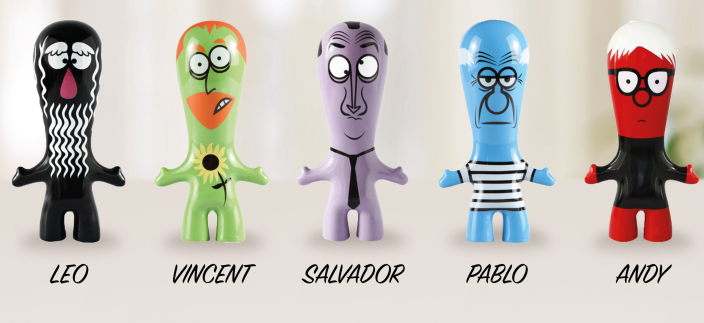 GLI ART TOY ISPIRATI A LEONARDO, PICASSO, VAN GOGH ED ALTRI ARTISTI