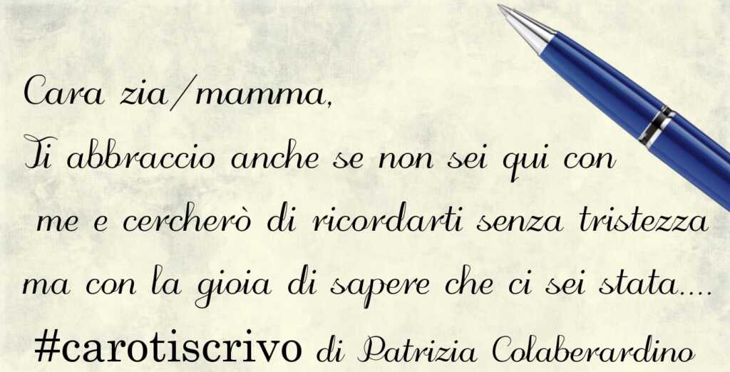 Lettera a una persona cara di Patrizia Colaberardino