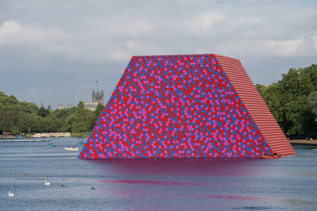The London Mastaba - The London Mastaba, Serpentine Lake, Hyde Park, 2016-18