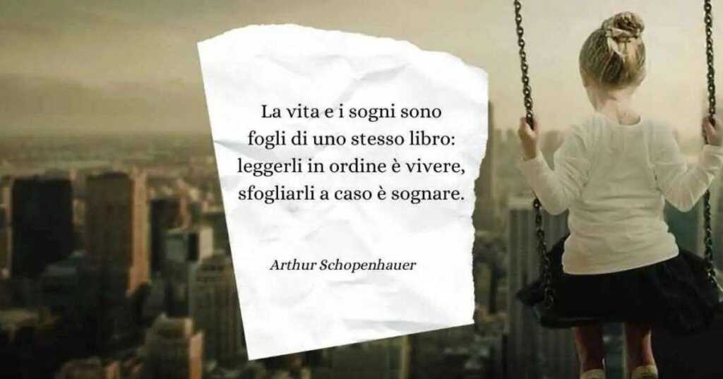 Una frase di Arthur Schopenhauer sul senso dell'esistenza