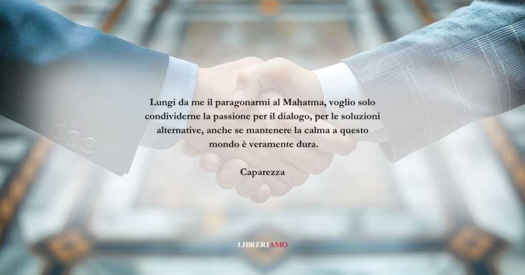 Una frase di Caparezza su quanto sia difficile restare calmi