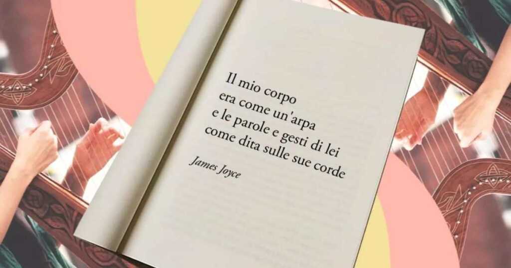 Una frase di James Joyce sull'amore passionale