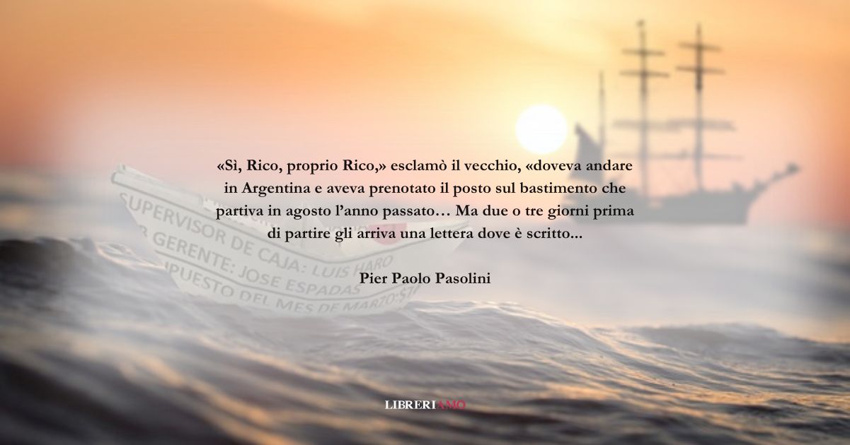 Una frase di Pier Paolo Pasolini sul valore dell'onestà