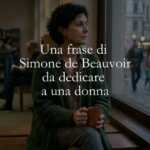 Una frase di Simone de Beauvoir da dedicare ad una donna